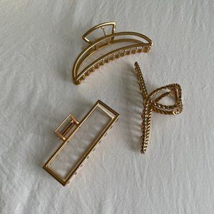 Metal Hair Clip*3